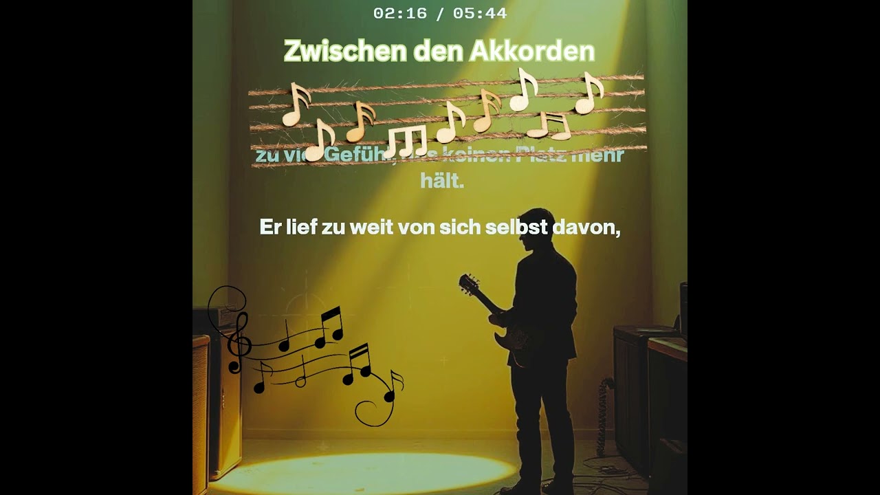 Zwischen den Akkorden. Musikvideo. 
