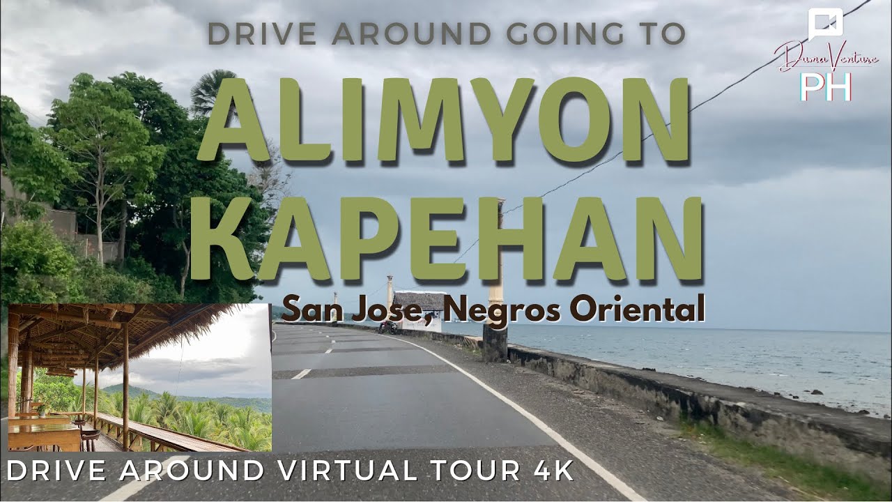 Going to Alimyon Kapehan. San Jose, Negros Oriental | Drive Around Virtual Tour 4K