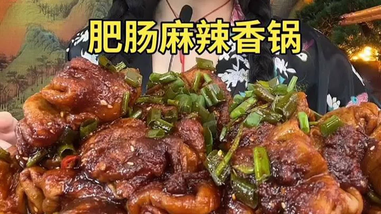 ASMR MUKBANG |红盘香脆肉，美食满桌盈。