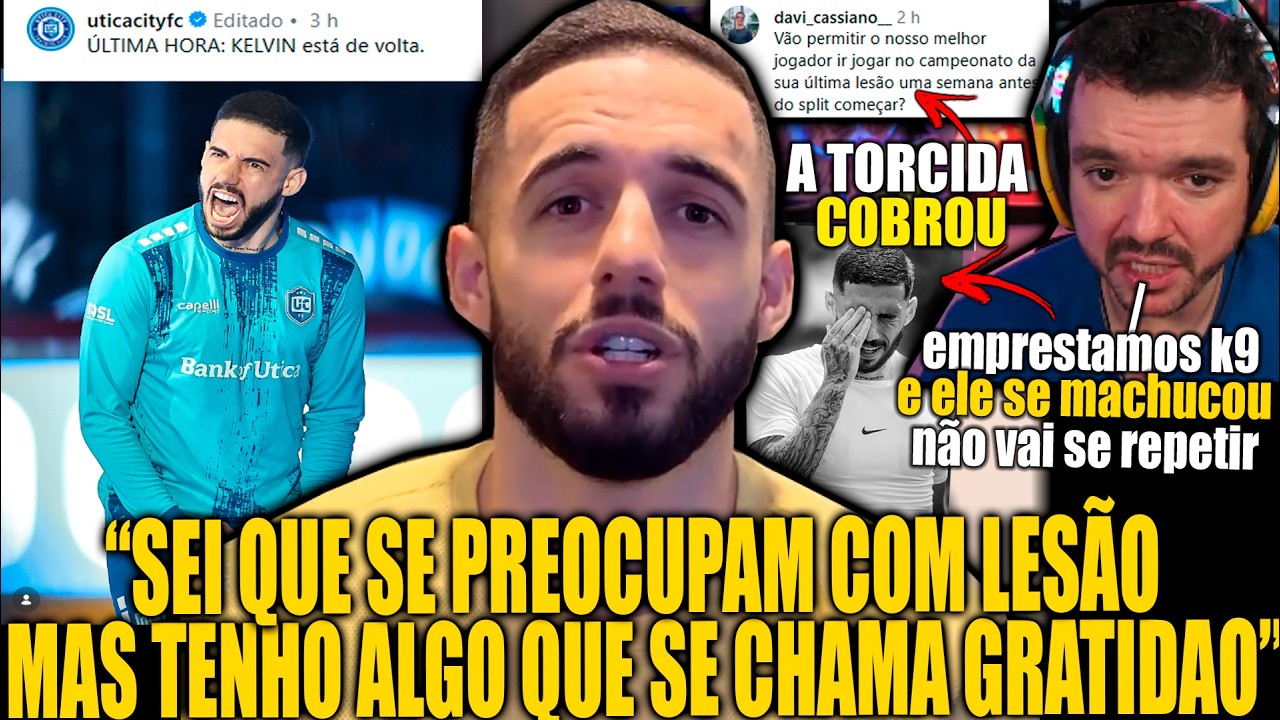 URGENTE! KELVIN OLIVEIRA SE PRONUNCIA APÓS SER ANUNCIADO PELO TIME QUE ELE SE LESIONOU (UNICA CITY)!