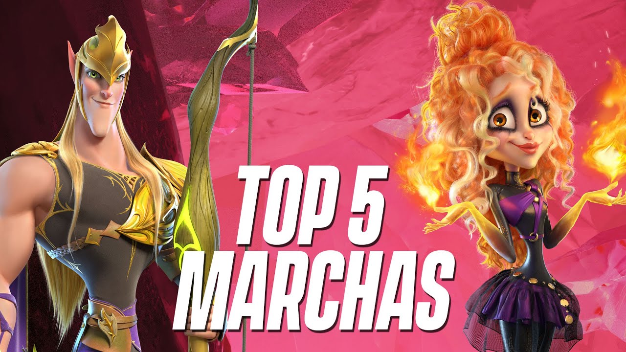 ¡LAS 5 MEJORES MARCHAS PARA LA NUEVA TEMPORADA DE CALL OF DRAGONS! | Navalha