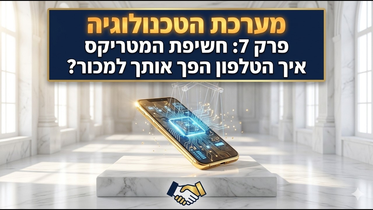 חשיפת המטריקס - פרק 7: מערכת הטכנולוגיה - איך הטלפון הפך אותך למכור?