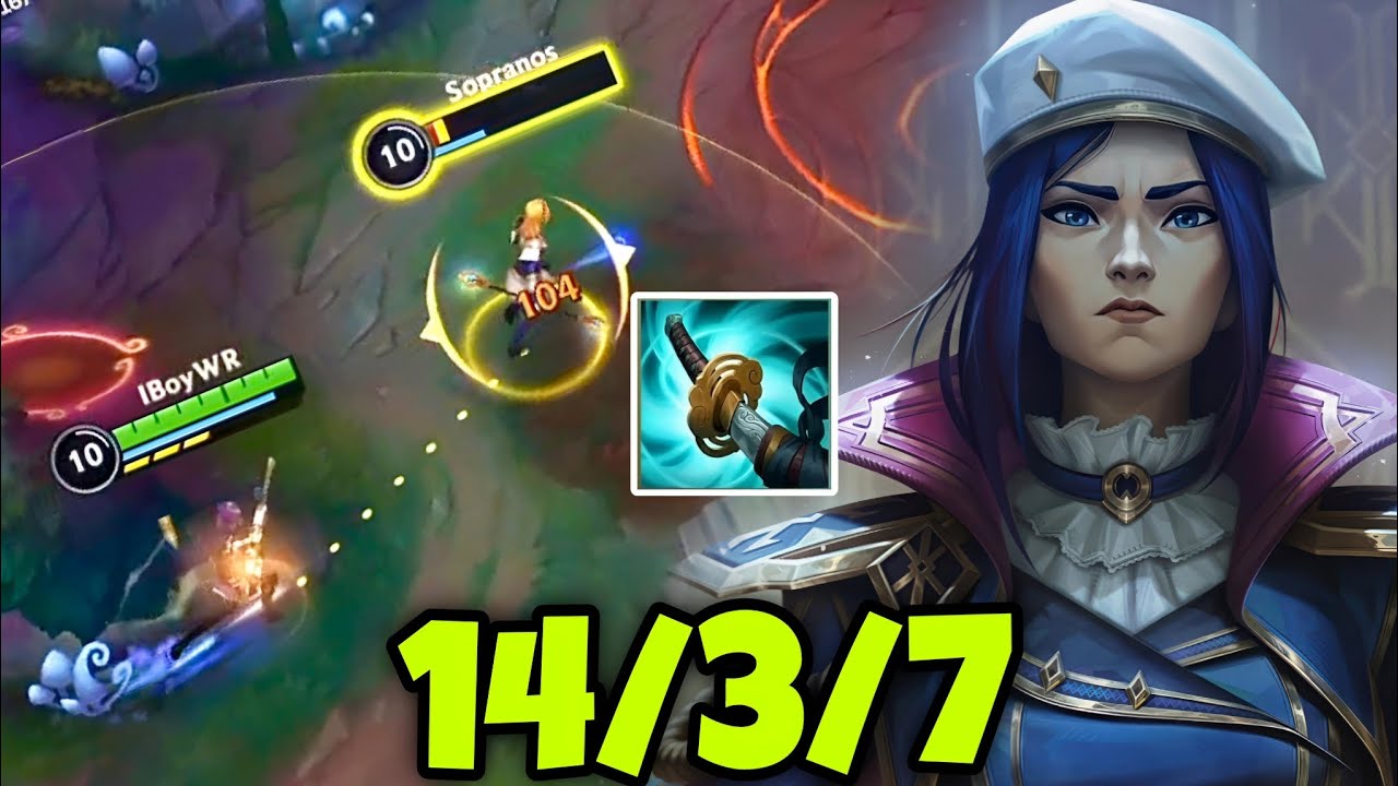 WILD RIFT ADC // THIS CAITLYN IS SOO GOOD WITH THIS BUILD AND RUNES IN PATCH 6.1 GAMEPLAY!