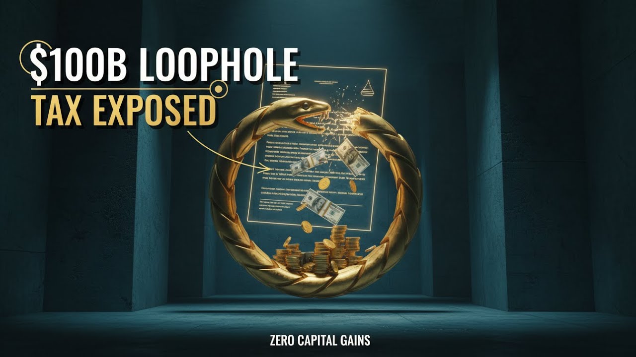 The $100B Loophole: Step-Up in Basis EXPOSED (Zero Capital Gains)