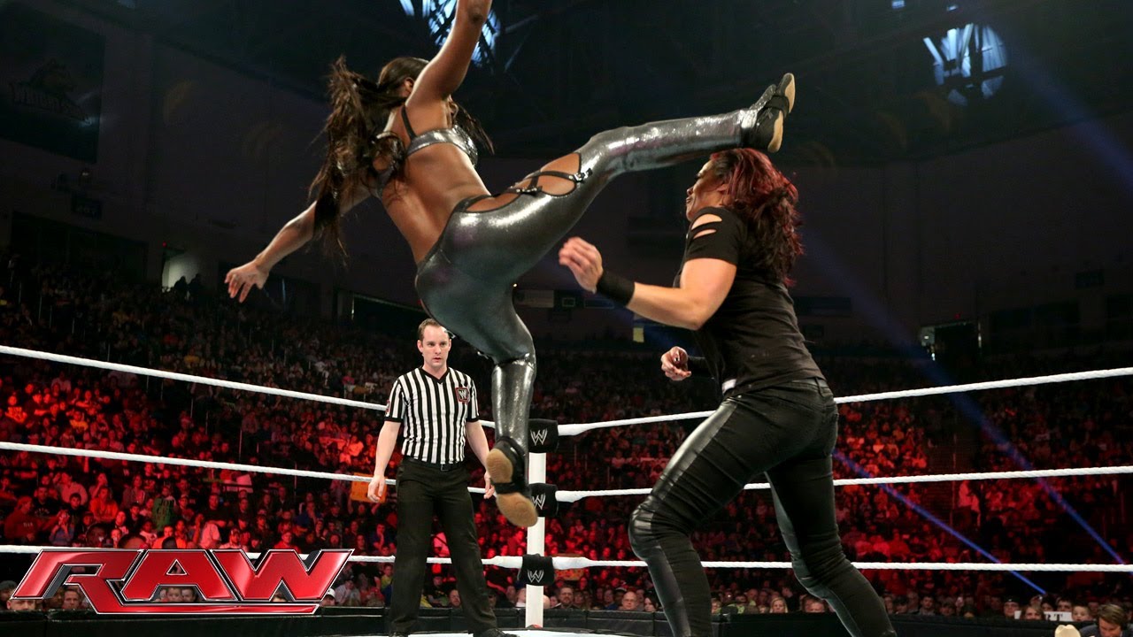 The Funkadactyls vs. AJ Lee & Tamina: Raw, Jan. 20, 2014