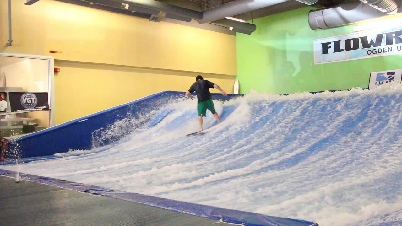 Ogden Utah FlowRider Surf Machine Pro Riders FLOW Tour Contest Flowboarding Flowboarders Tricks