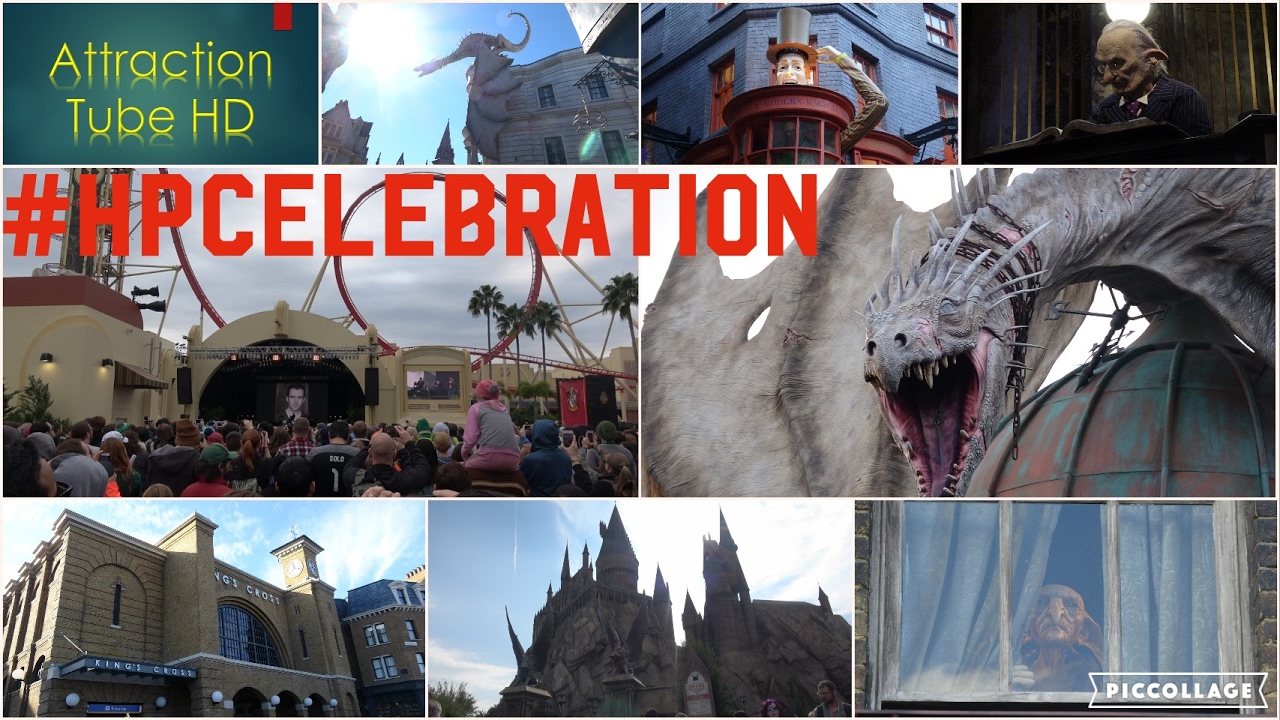 4K EVERYTHING HARRY POTTER #HPCELEBRATION events in Universal Studios Florida 2017