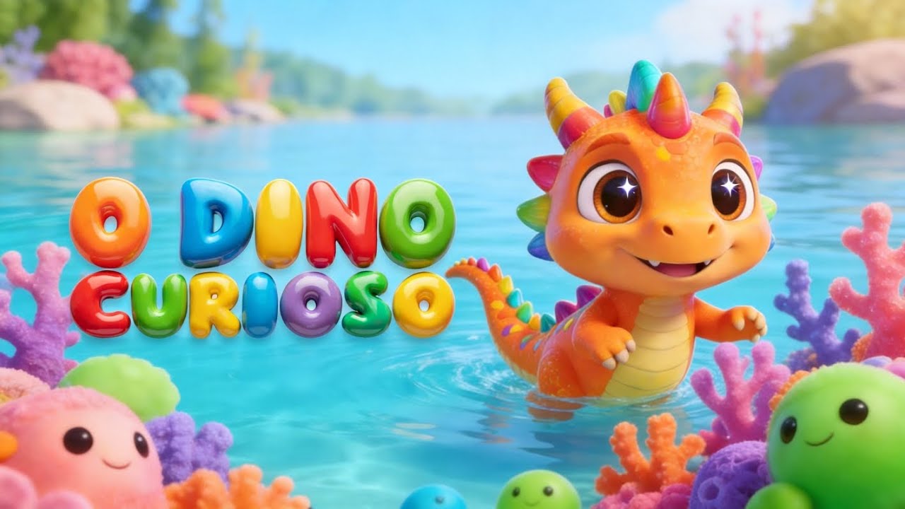 O DINO CURIOSO 🎶 Música Infantil Educativa - Canal Sim Salabim 