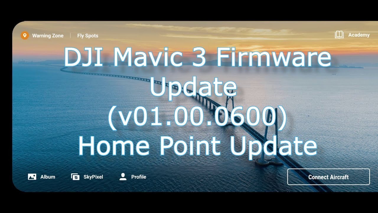 DJI Mavic 3 Firmware Update - Home Point Update Test (Cold Start)  DAY 2  (v01.00.0600)