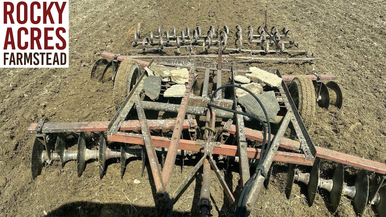 Finish Discing Our 2022 Hay Field And A Spring Tooth Drag Harrow! Fall 2021!