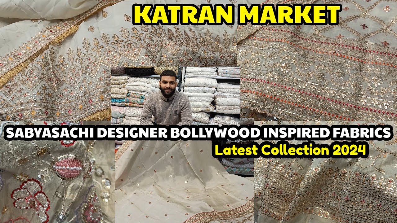 Sabyasachi Designer Bollywood Inspired Fabrics 🥰❤😍Katran Market Mangolpuri#trending2024