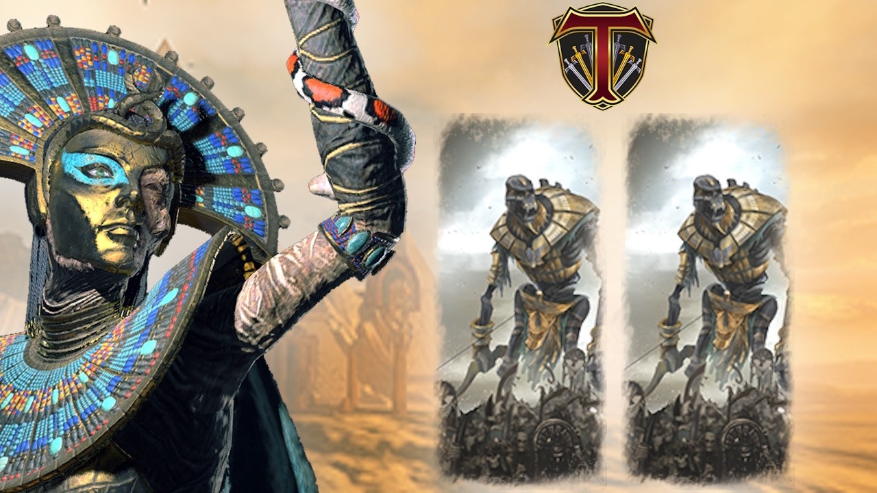 DOUBLE BONE GIANT Ft. Khalida Buffs | Chaos Dwarfs vs Tomb Kings - Total War Warhammer 3