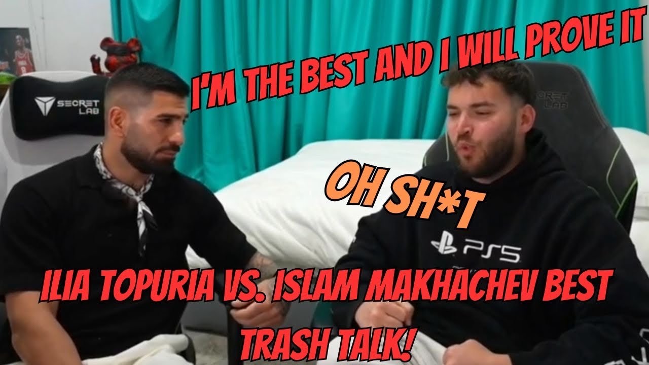 Ilia Topuria vs. Islam Makhachev MOST HEATED Trash Talk!