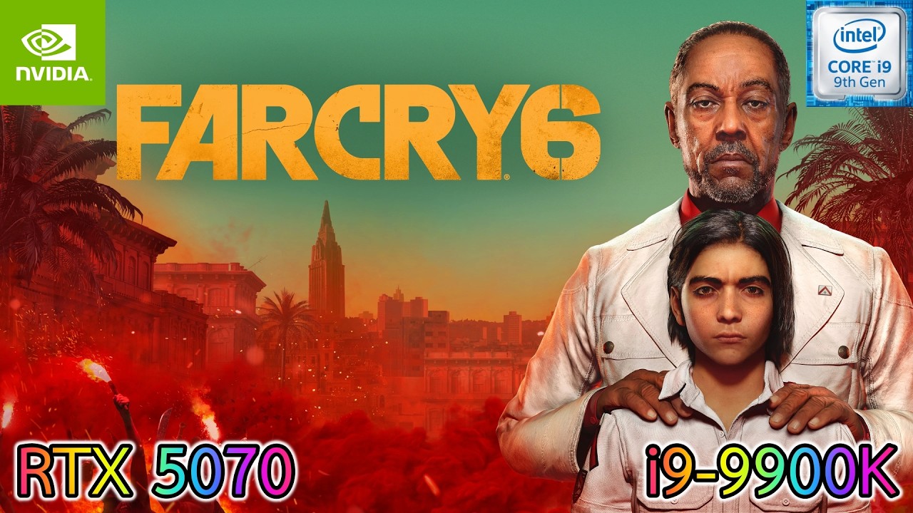 Far Cry 6 i9-9900K + RTX 5070 21:9 UltraWide Max Setting With Recording