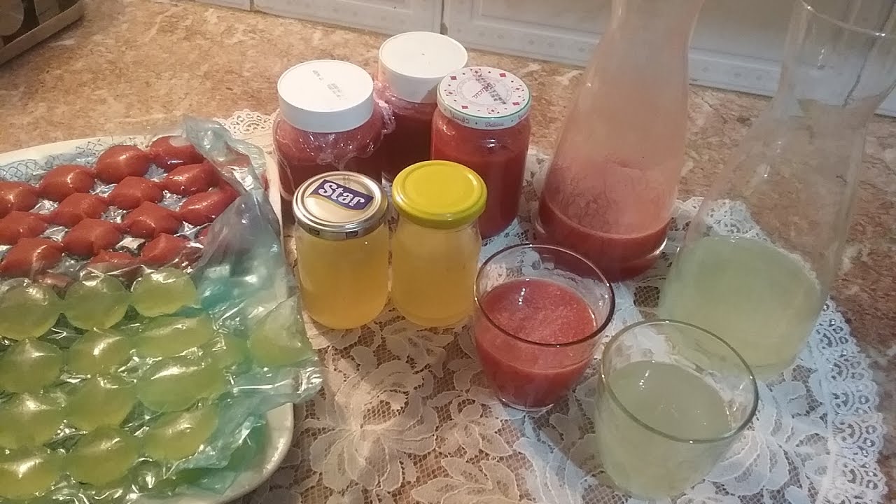 من التحضيرات الرمضانية 🍃مركز الحامض🍋 ومركز الفريز 🍓وطريقة تخزينهم🍃