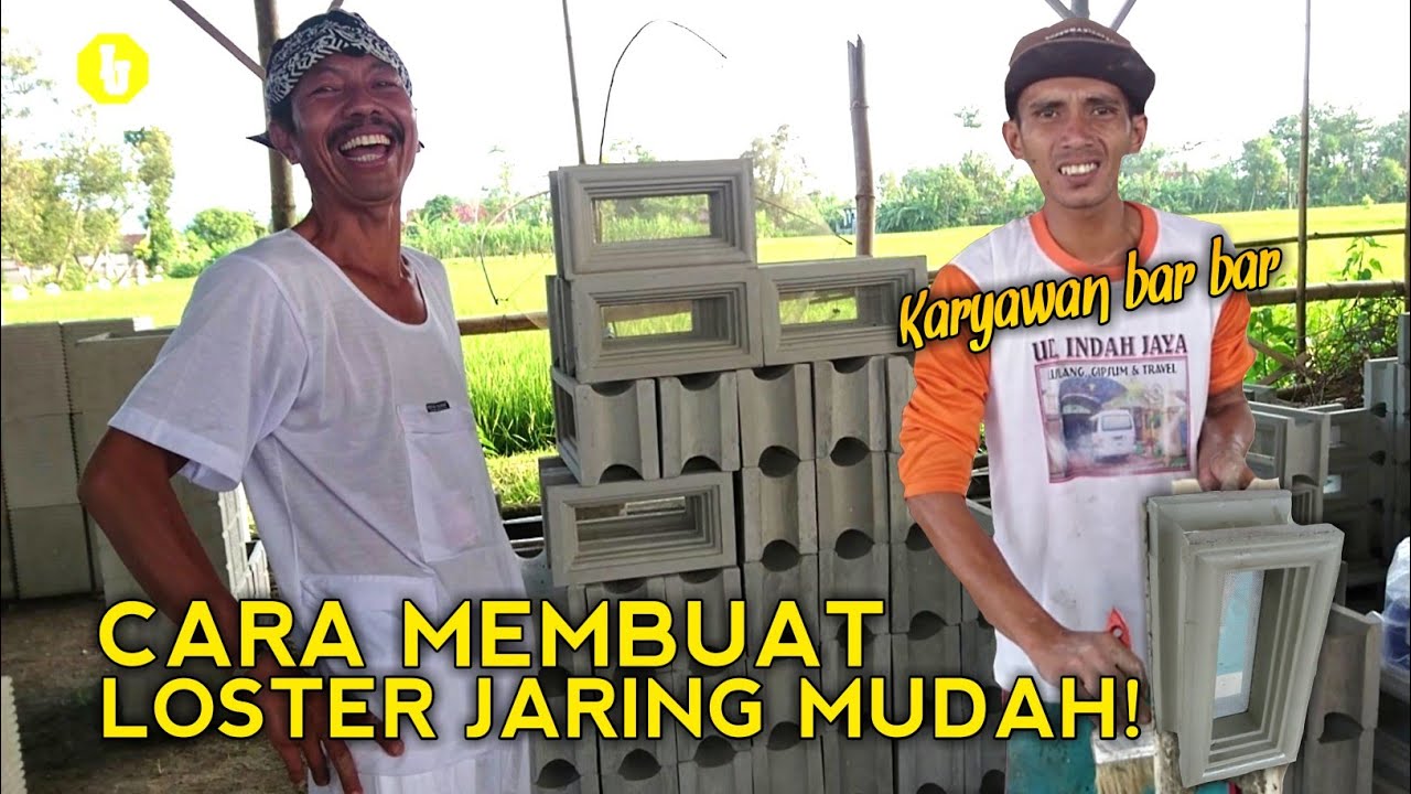 Produksi Loster Jaring Dua Muka || UD. INDAH JAYA