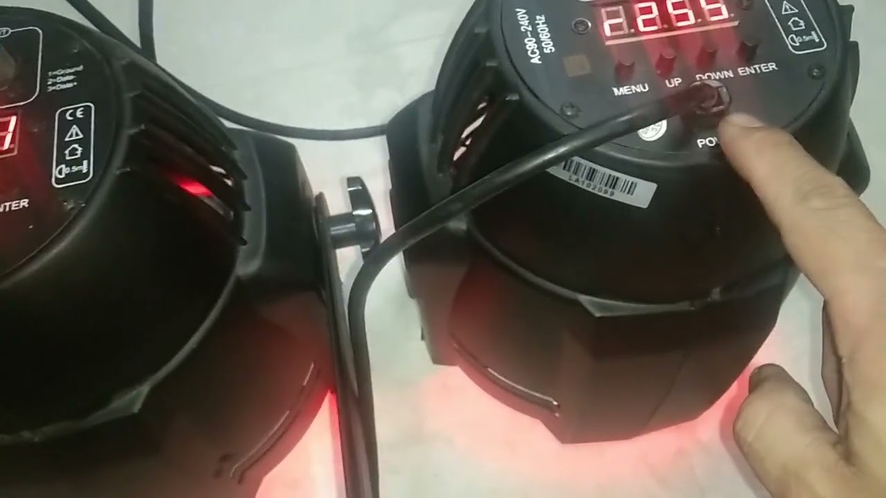 PAR LED LP007 Basic Connection without using DMX Controller