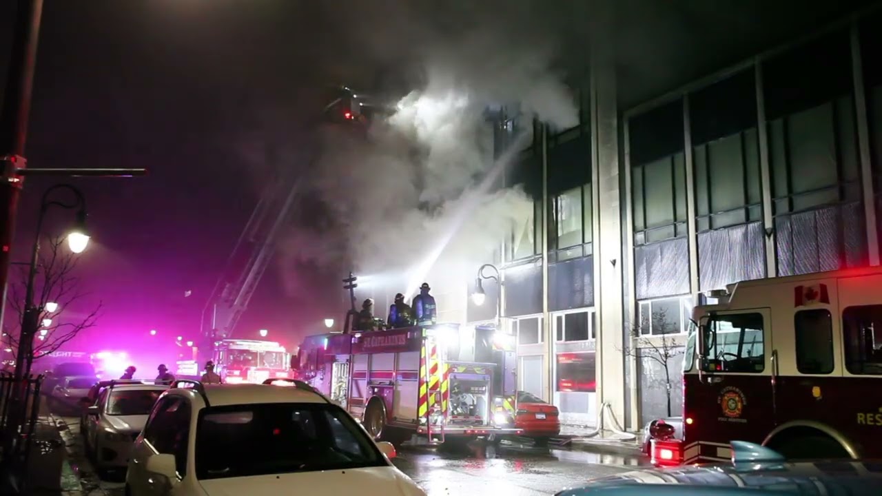 17 Queen St Fire (Old 'The Standard' Building) in St. Catharines, ON   12/05/2025