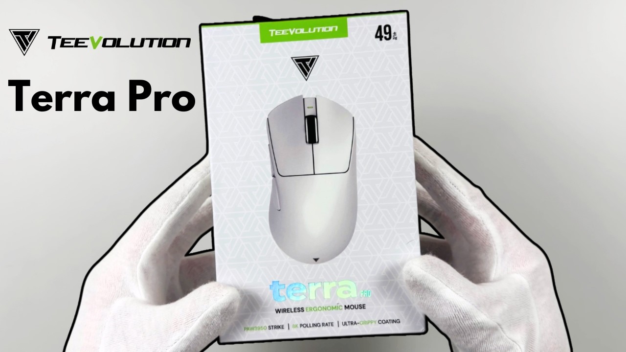 Teevolution Terra Pro Gaming Mouse Unboxing + Fortnite Gameplay