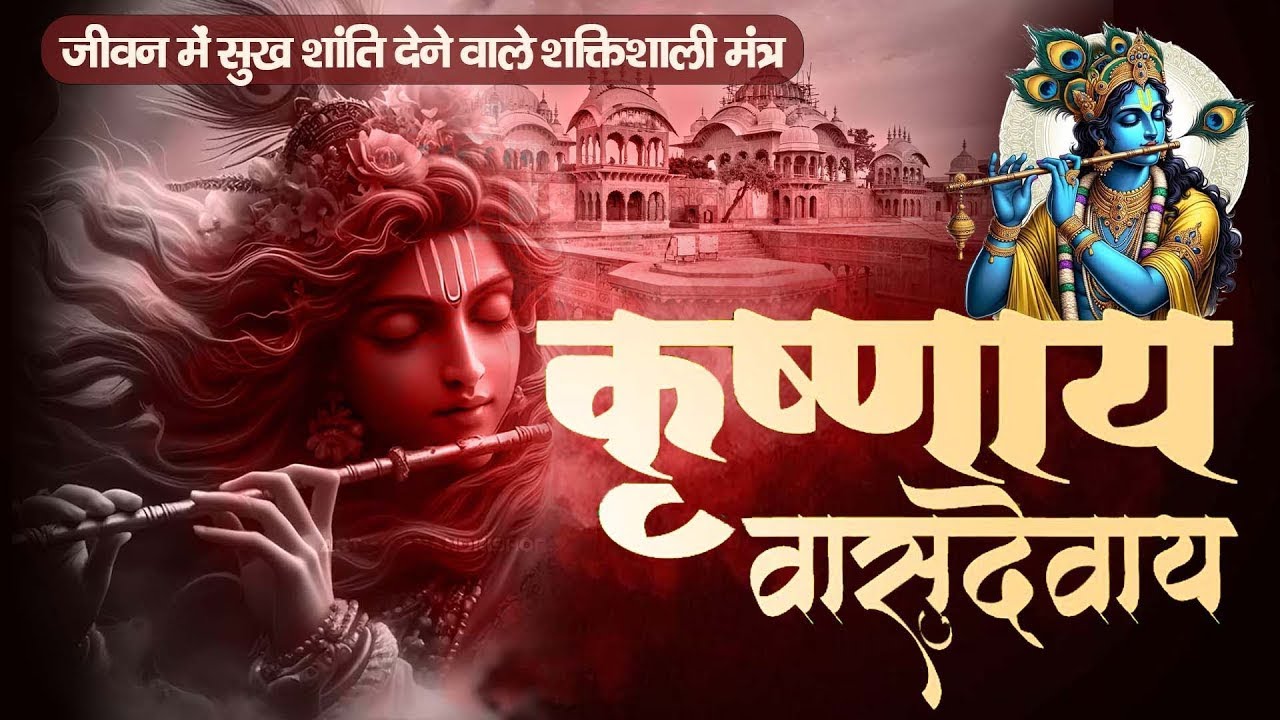 कृष्ण मंत्र 108 बार | कृष्णाय वासुदेवाय | Krishnaya Vasudevaya | Powerful #krishnabhajan 2026