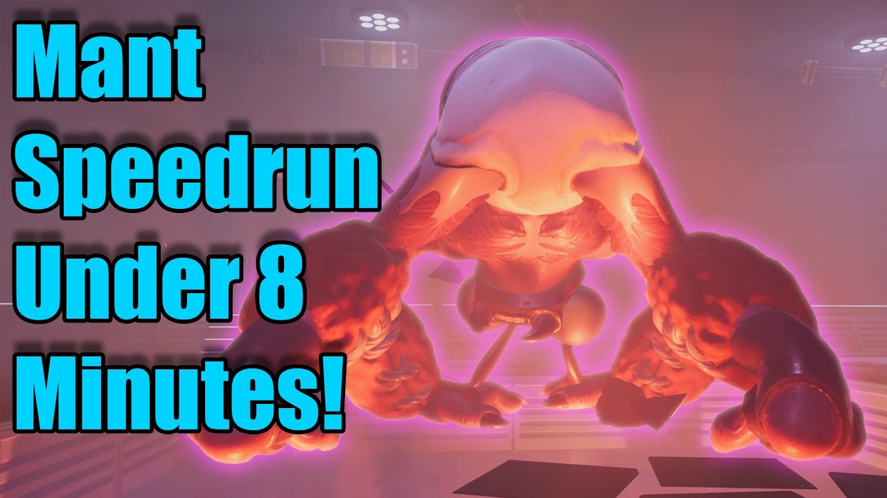 WR Mant Speedrun in 7:55! || Grounded ||