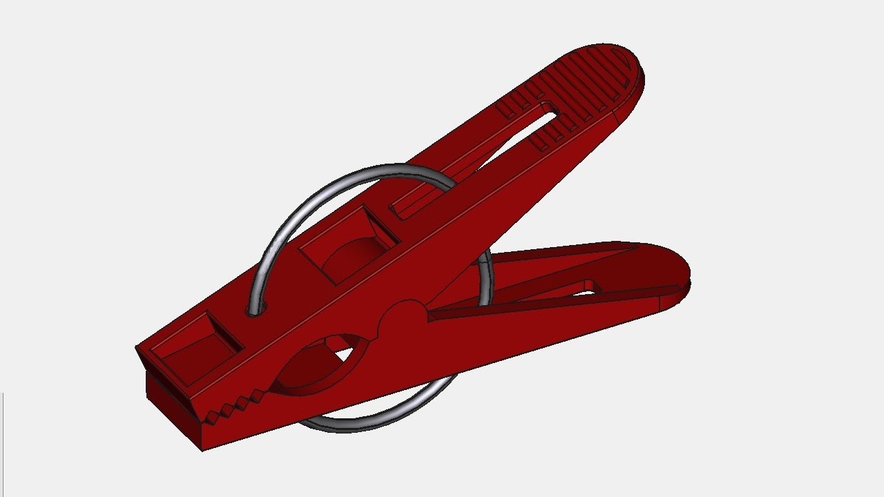 FreeCad 0.19 en Español - Gancho de tender ropa