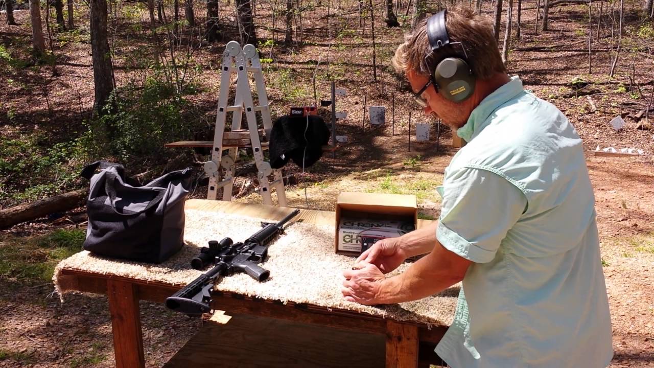 Shooting the 223/556 cast lead pc bullet from ar15