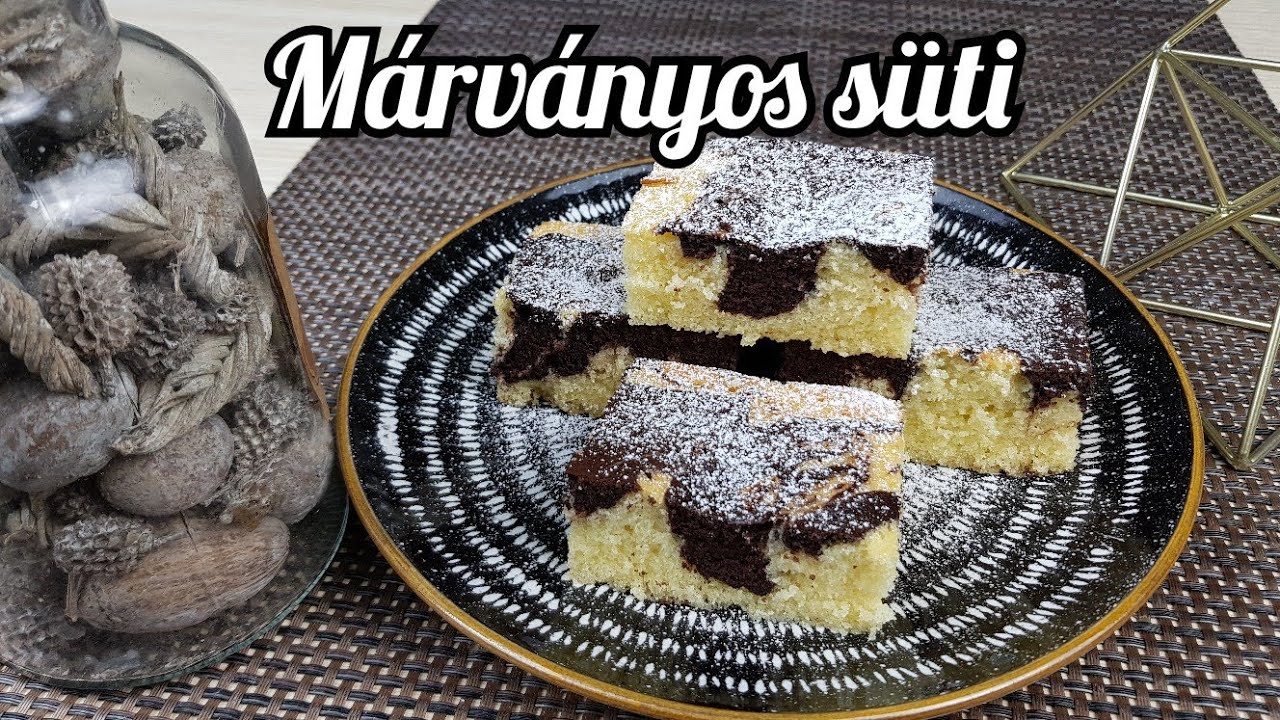Kakaós márványos kevert süti recept / NA IDE SÜSS