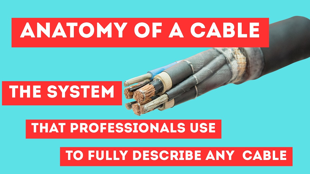 What's inside of a cable and how professionals read the names of the cables