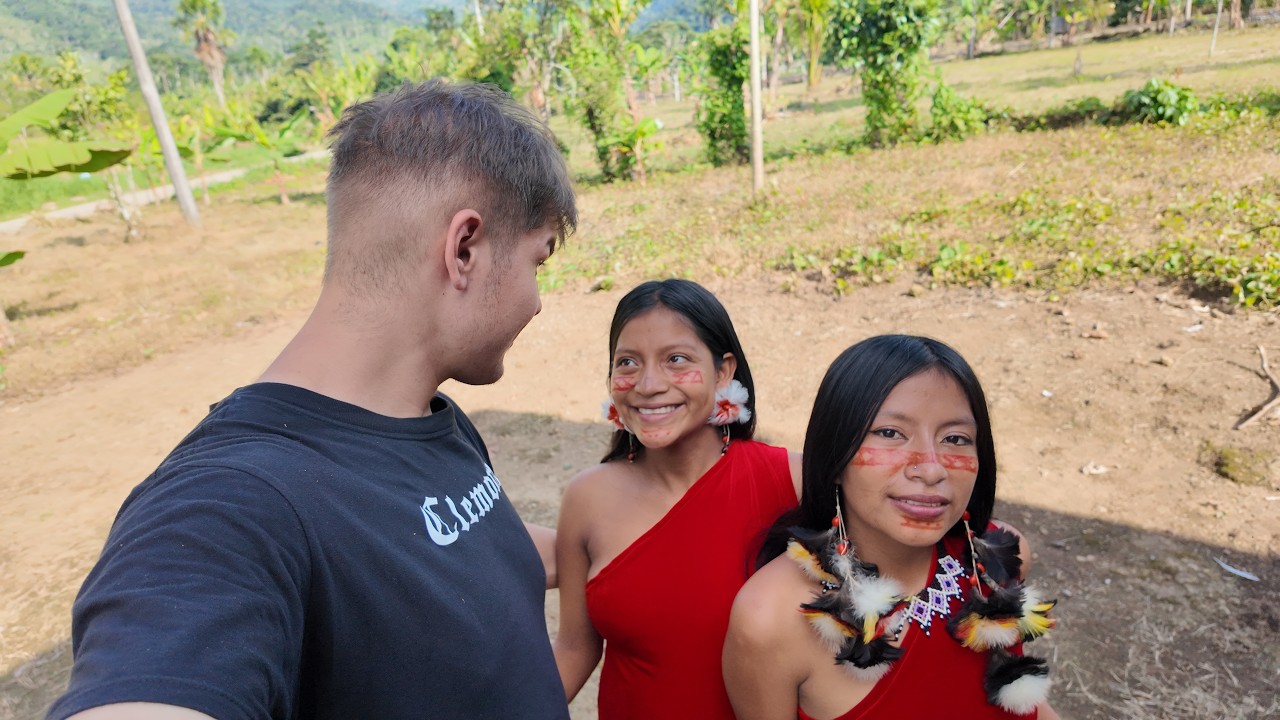 Tribal Girls Show Me Their Home