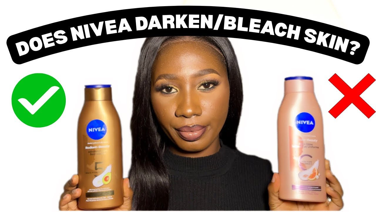 Лосьон для тела NIVEA делает кожу темнее? Полное сравнение + честный обзор #nivea #лосьон