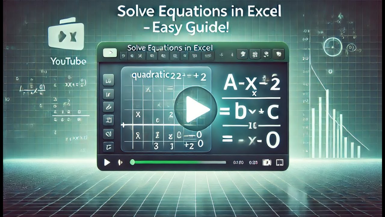 Solving Polynomial Equation Using Goal Seek In Excel