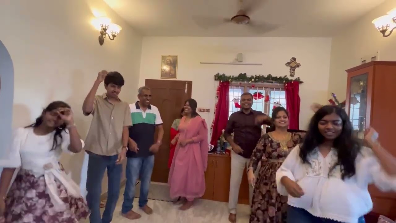 A dance for the Hindi song “Kaun hai!” by the youth of the family during Jadon’s birthday! 