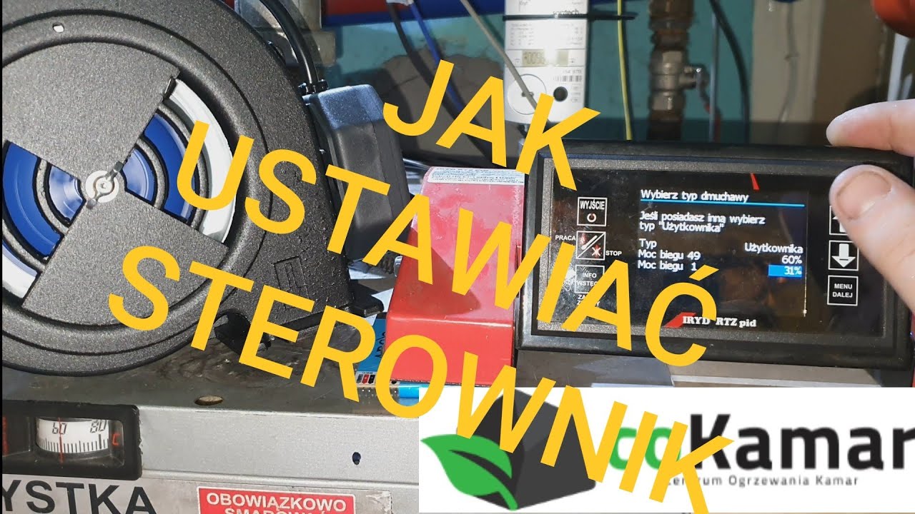 JAK USTAWIAĆ SPALANIE KOCIOŁ NA EKOGROSZEK STEROWNIK IRYD RTZ PID