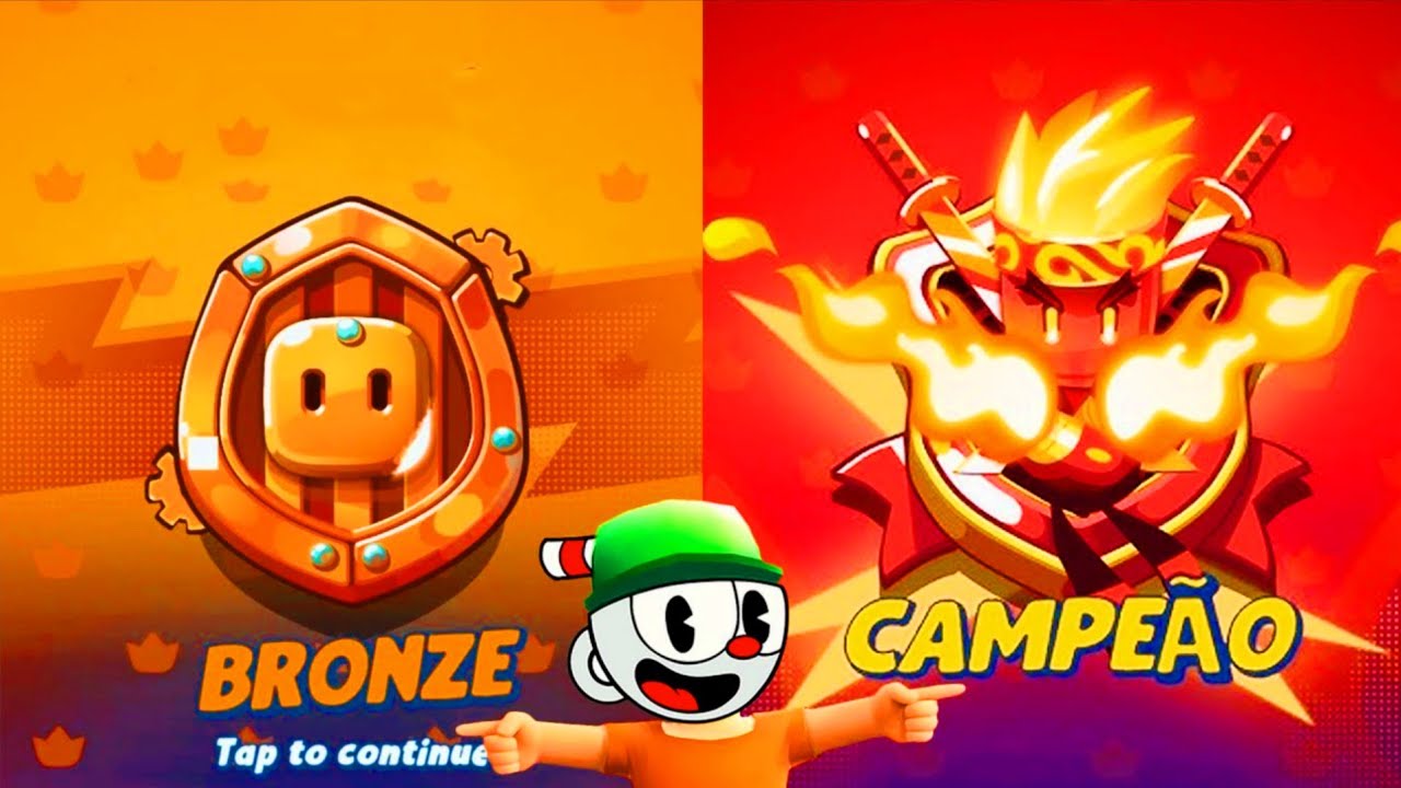 O BRONZE É DIFICIL NO STUMBLE GUYS? - DO MADEIRA AO CAMPEÃO