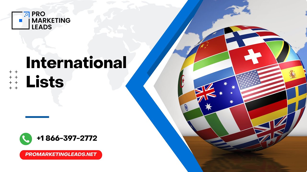 International Mailing List, Email Lists & Database | International Mailing List Broker in US