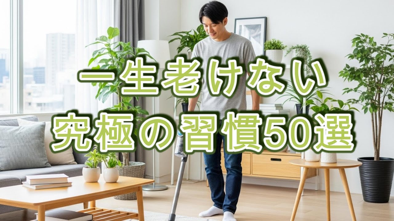 【保存版】10年後も若々しくいたい人へ。一生モノの「健康習慣50選」を徹底解説！
