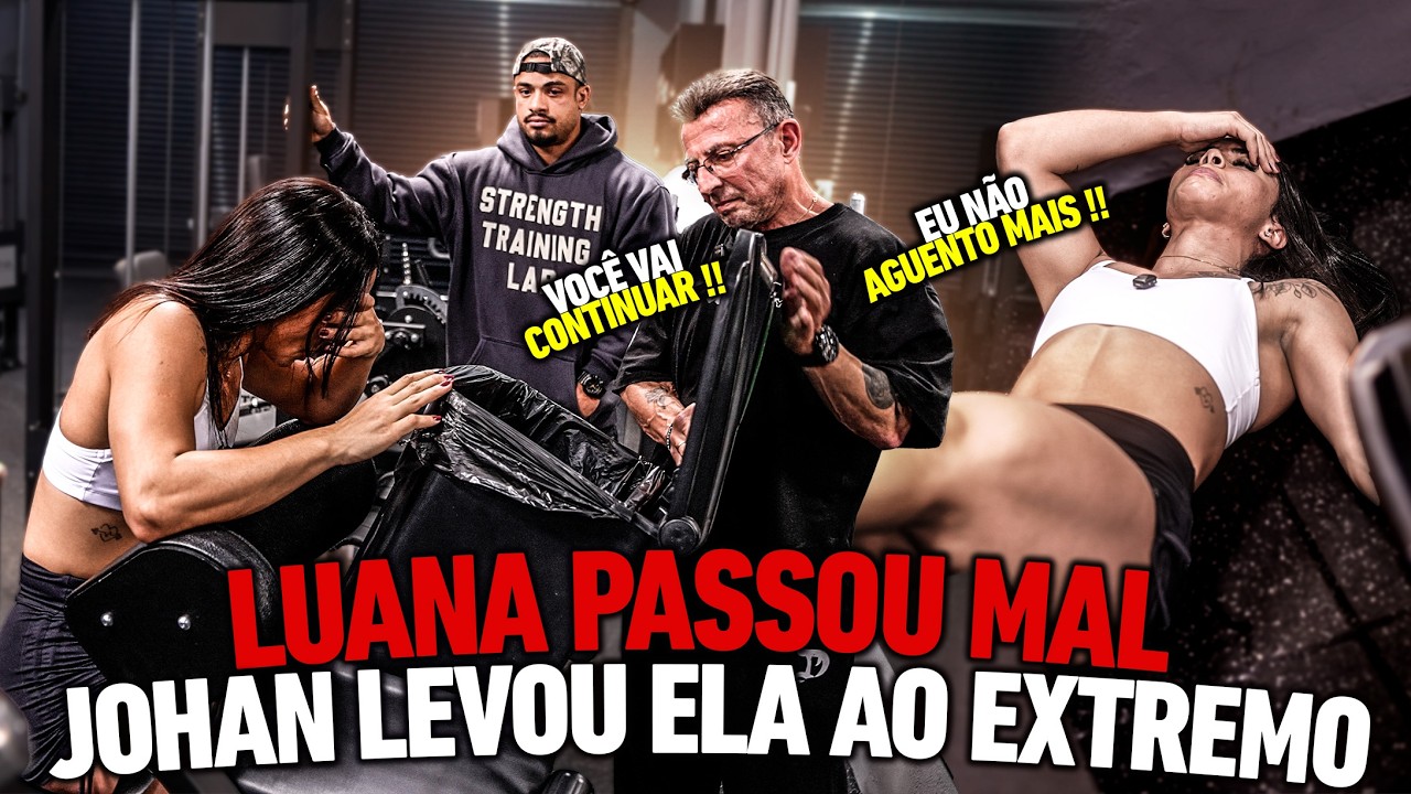 LUANA PASSOU MAL DE VERDADE NAS MÃOS DO MESTRE JOHAN !!!