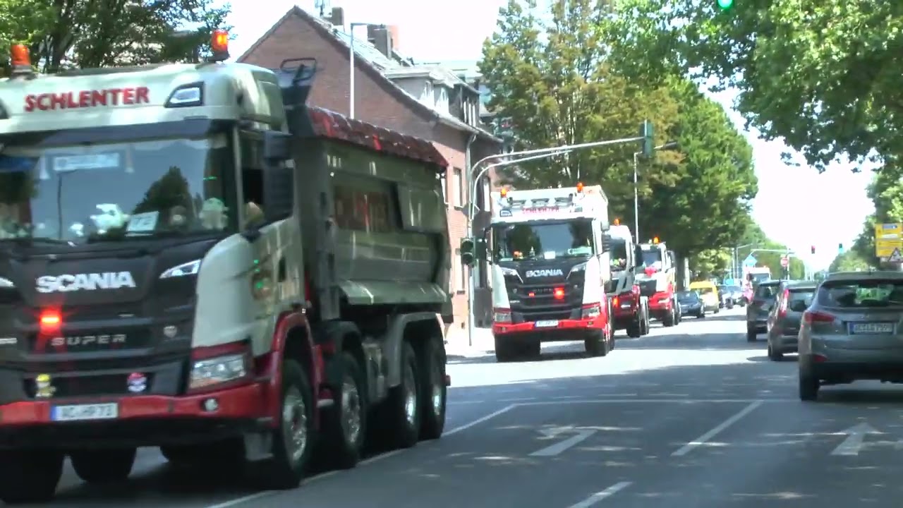 Alsdorf Euregio LKW Benefiz Konvoi 21.6.2025