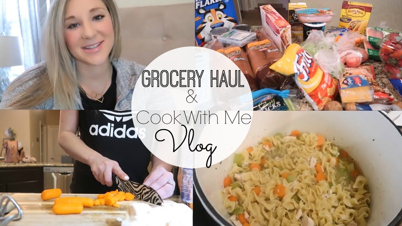 GROCERY HAUL AND COOK WITH ME VLOG | A DAY IN THE LIFE