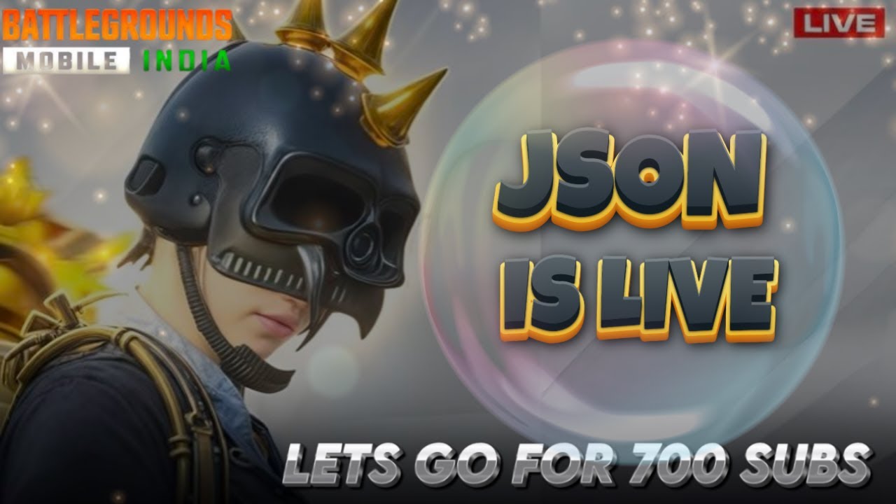 JSON IS LIVE || LETS GO FOR 700 SUBS || LET IT, LET IT BE 😇 #bgmi #tamillivestream #jsonislive #ipad