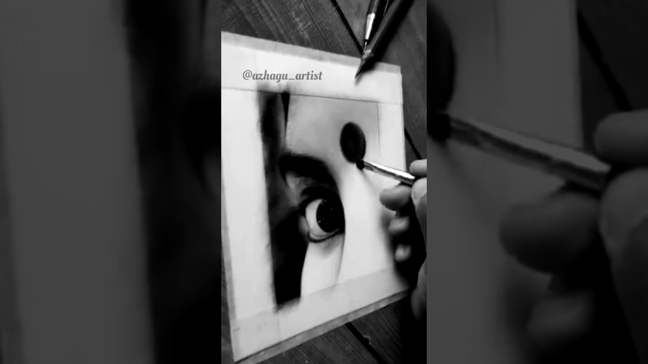 Realistic Eye Drawing in Seconds 😍 
