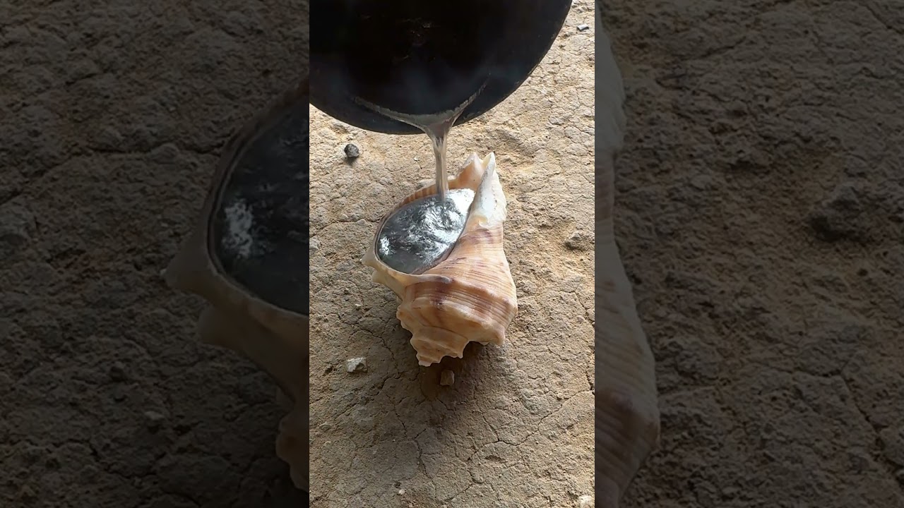 Pouring Molten Metal Into This Mold Changes Everything #shorts #casting #diy