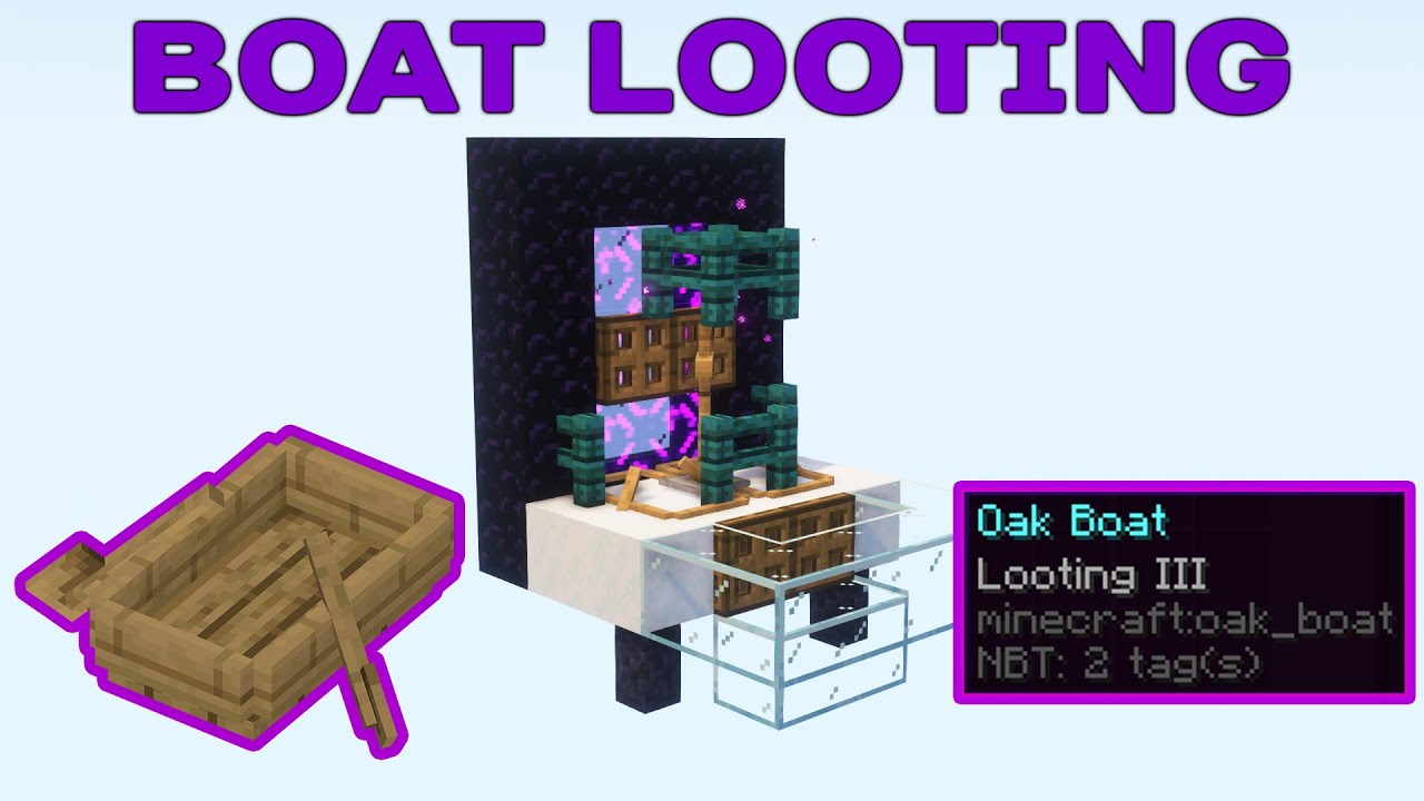 What is B O A T Looting? | Java Minecraft 1.17 - 1.20.1*