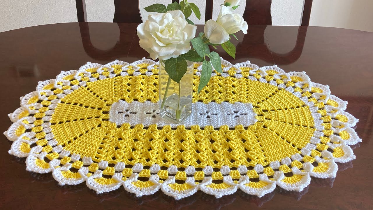 Centro de mesa a crochet paso a paso 🧶