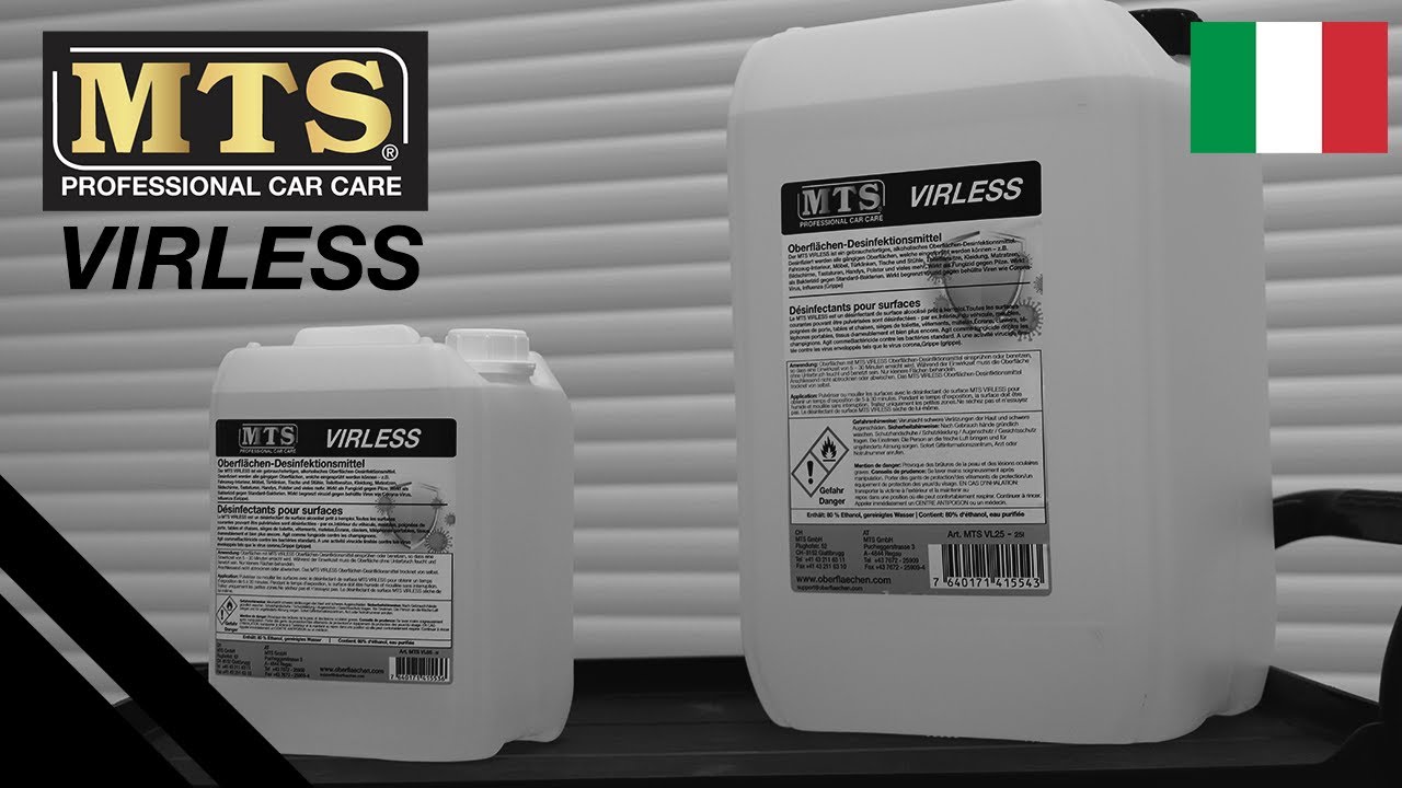 Virless Disinfettante per superfici di MTS | Video dell'applicazione