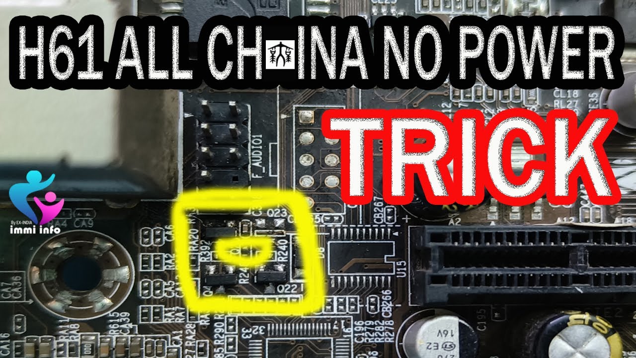 ALL ZEBRONICS H61 NO POWER TRICK