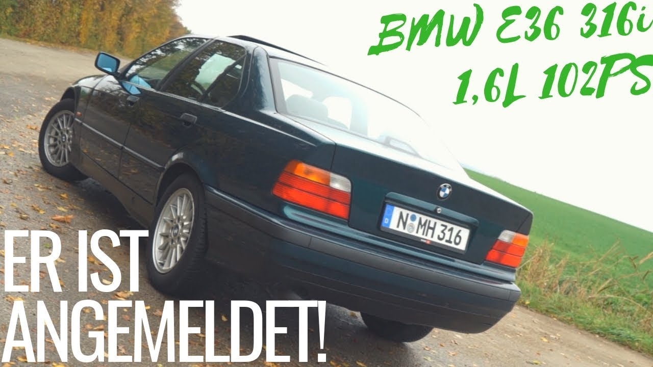 1997 BMW E36 Limousine 316i - 1,6L 102 PS [ CarPorn, Sound & Drive ] - LBl Projekt #11