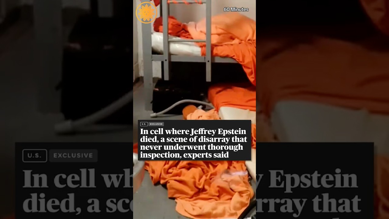 Photos of Jeffrey Epstein&rsquo;s jail cell obtained by CBS News are raising questions #shorts
