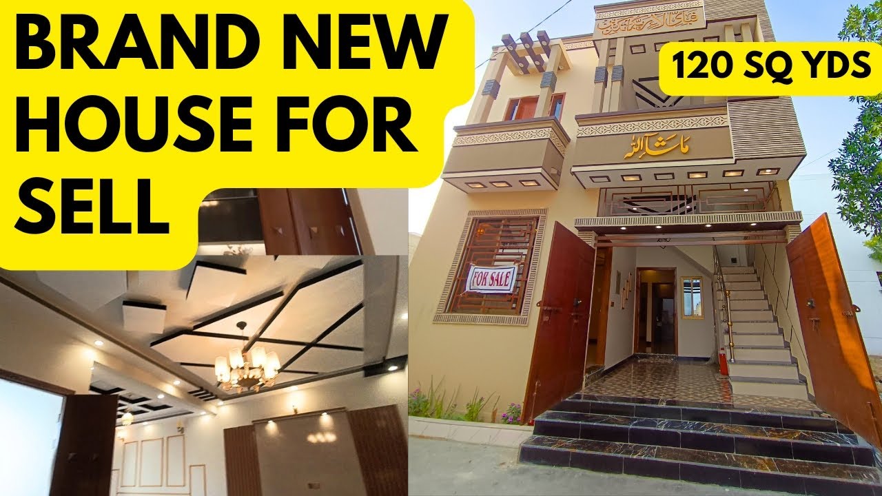 Brand New house for sell | 120 sq yards house for sale in Karachi